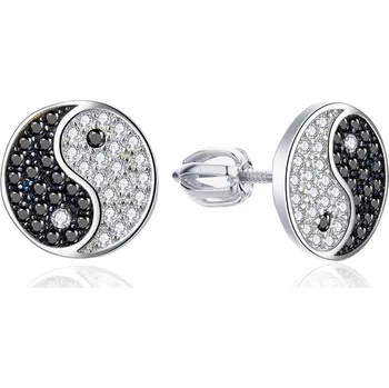 Náušnice MOISS stříbrné náušnice JIN A JANG