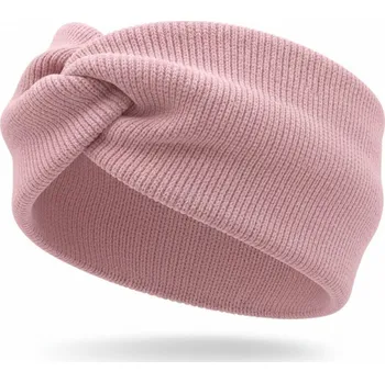 Čelenka Ebbie Bavlněná čelenka - STARORŮŽOVÁ - ŽEBROVANÁ Velikost: M