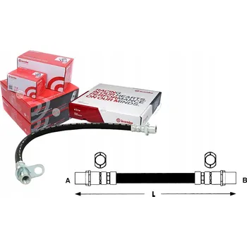 Brzdová hadice Brembo T 85 064 Flexibilní brzdová hadice