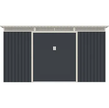 Zahradní domek PENTA Zahradní domek G21 GRAH 483 - 340 x 184 x 142 cm, plechový Barva: Antracit