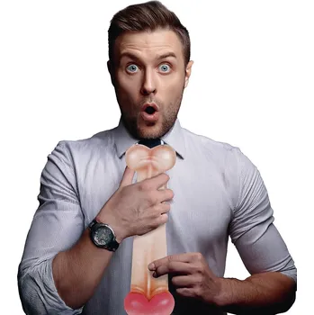 Karnevalový doplněk GuircaPenis kravata 40cm