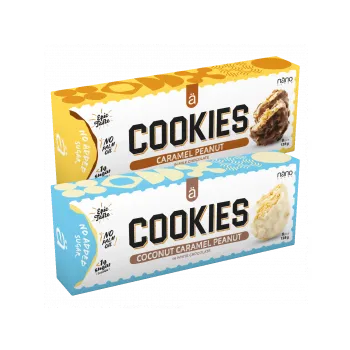 Protein Näno Supps Protein Cookies 128 gramů - kokos, karamel, arašídy