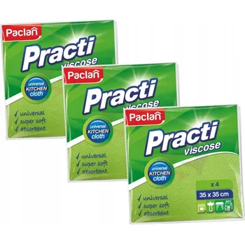 Utěrka Paclan Practi Utěrky z viskózy 35cmx35cm 4 ks x3