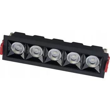 Podomítkové svítidlo Nowodvorski 20 W černé LED 4,9 cm