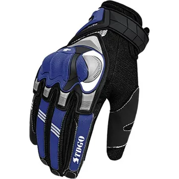 Rukavice Techsuit - Rukavice s dotykovým displejem (OG105) - TDGO, pro motocykly / čtyřkolky / skútry, velikost XL - modré