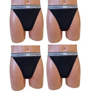 Slipy 4x TANGA pánské slipy slipy bavlněné vel. M