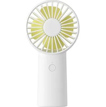 Domácí ventilátor JisuLife - prémiový přenosný mini ventilátor Life6 (FA20X) - dobíjecí přes USB-C, 3 rychlosti větru, 4000mAh - bílý