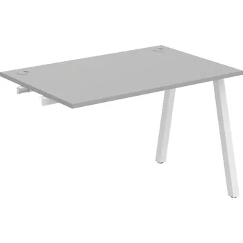 Psací stůl Stůl pracovní k řetězení úzký UE A 1200 R - ŠEDÁ , BÍLÁ