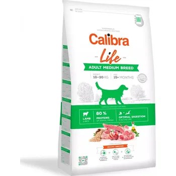Calibra Dog Life Adult Medium Breed Lamb, Hmotnost: 2,5kg (EXP. 01/2026)