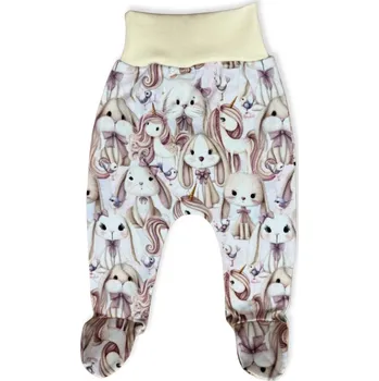 POLODUPAČKY 98 kraťasy dívčí kalhoty BAVLNA 100% JEDNOROŽCI