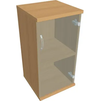 Policová skříň Skříň prosklené dveře S 2 40 03 P (Pravé dveře) - BUK