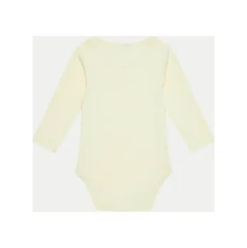 Kojenecký body Calvin Klein Jeans Dětské body IN0IN00033 Žlutá 92