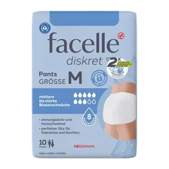 Inkontinenční kalhotky facelle Inkontinenční kalhotky M 10 ks