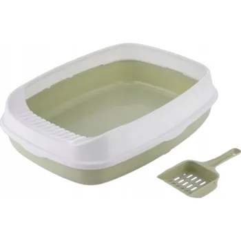 Toaleta pro kočku KOČIČÍ TOALETA DLA VELKÁ, OTEVŘENÁ PRO STELIVO + LOPATKA