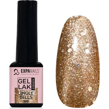 Lak na nehty UV/LED Gel lak - Jingle Bells třpyt 5 ml