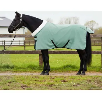 Sport vidaXL Deka pro koně Tmavě zelená 115 cm Polartec fleece [42013381]