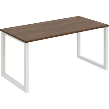 Psací stůl Kancelářský stůl US O 1600 - OŘECH , BÍLÁ