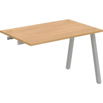 Psací stůl Stůl pracovní k řetězení úzký UE A 1200 R - DUB , ŠEDÁ