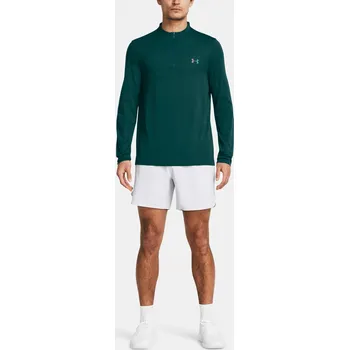 Pánské oblečení Under Armour Pánské tričko Vanish Elite Seamless 1/4 1382798-449 Modrá LG