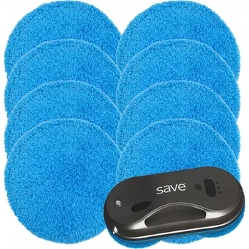 Náhradní utěrky z mikrovlákna pro robotický vysavač SAVE, návleky X10