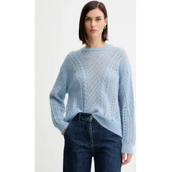 Pánský svetr Vlněný svetr Twinset 252TT3201 modrá 50X, vel. M