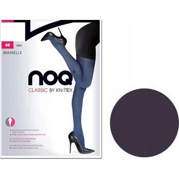 Dámské punčochy Hladké Punčocháče Knittex 40den, fialové Prugna, velikost 6