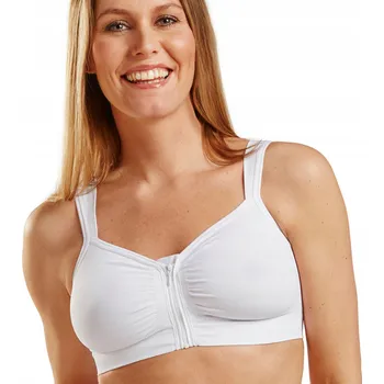 Podprsenka Měkká komfortní pooperační podprsenka/korzet Carefix Anna Bílá XXL