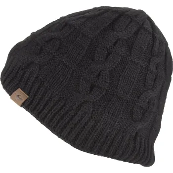 Čepice Nepromokavá čepice SealSkinz WP Cold Weather Cable Knit Beanie Obvod hlavy: 55-57 cm / Barva: černá