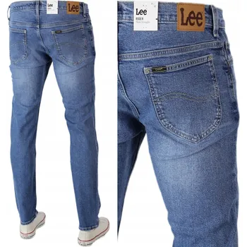 Pánské džíny Lee RIDER pánské džíny se zúženými nohavicemi, velikost 34/32