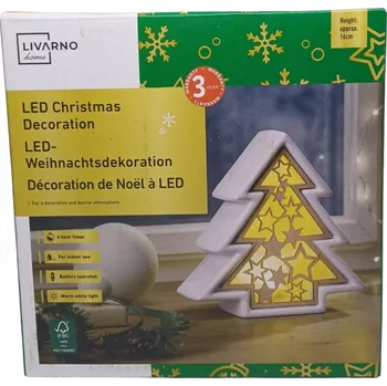 Obraz Lampka dekoracyjna choinka LED świąteczna dekoracja LIVARNO Home