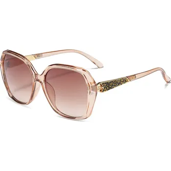 Sluneční brýle Techsuit - Sluneční brýle polarizační (5599) - pro ženy s UV ochranou, PC - hnědé