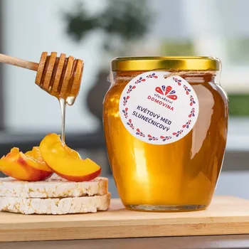 Včelařství Domovina – Květový med slunečnicový – 75 g