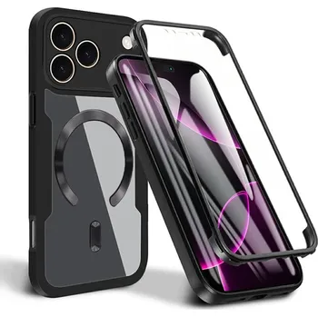 Pouzdro na mobilní telefon Techsuit - ColorVerse 360 MagSafe Series + ochrana displeje - iPhone 17 Pro - černá
