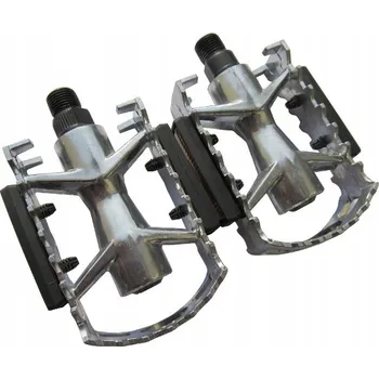Pedál na kolo Platformové pedály MTB MJP-809 stříbrné
