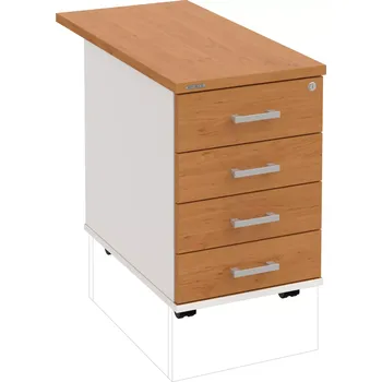 Zásuvkový kontejner Kancelářský kontejner K 34 C P 80 - OLŠE , BÍLÁ