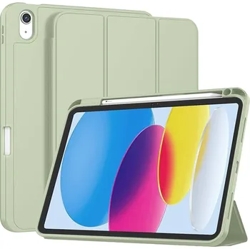 Techsuit - Flex Trifold (s držákem na tužku) - iPad 10 (2022) 10.9 / 11 (2025) - Matcha Green