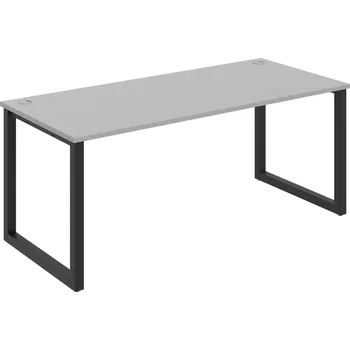 Psací stůl Kancelářský stůl US O 1800 - ŠEDÁ , ČERNÁ