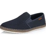 Pánská Pánské mokasíny RIEKER B5265-14 modrá S6 B5265-14 BLUE F/S6 45