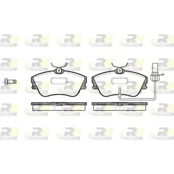Brzdový systém ROADHOUSE Sada brzdových destiček RDH 2480.21