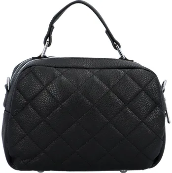 Kabelka Módní dámská kufříková kabelka s prošíváním Nabass, černá
