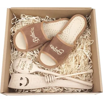 Dámská obuv Pantofle Otevřené domácí boty s výšivkou pro babičku *36