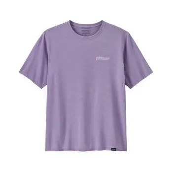 Pánské termoprádlo Patagonia Cap Cool Daily Graphic Shirt - Waters Forgotten Island: Concrete Purple X-Dye fialová XL