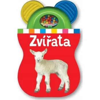 Leporelo Zvířata - Leporelo s chrastítkem Roger Priddy