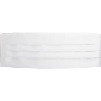 Motýlek Carlo Cardini Frakový pás - bílý