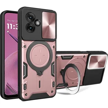 Pouzdro na mobilní telefon Techsuit - CamGuard Pro - Motorola Moto G55 - Rose Gold