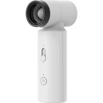 Domácí ventilátor Techsuit - Prémiový ruční ventilátor (FS15) - multifunkční, přenosný, nastavitelný, 80000 ot/min, dobíjecí, 4500mAh - bílý