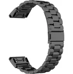 Techsuit - Řemínek QuickFit 20mm (W010) - Instinct 2S/2S Solar/Approach S70 42mm/fenix 7S Pro Sapphire Solar - černý