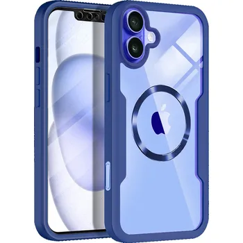 Pouzdro na mobilní telefon Techsuit - ColorVerse 360 MagSafe Series + ochrana displeje - iPhone 16 - modrá