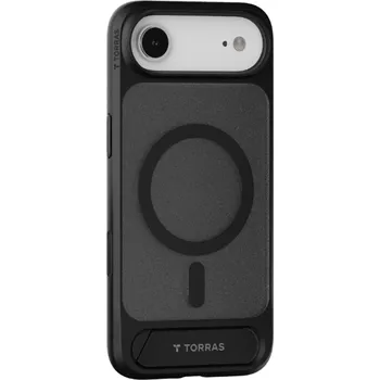 Pouzdro na mobilní telefon Torras - Stojánek - iPhone 17 Air - černý