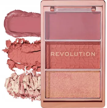 Přípravek na tvář Revolution Paletka tvářenek Icon Aura Points Rose